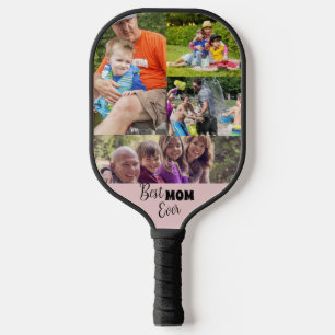 Beste MAMA je Fotoplatte Rosa Pickleball Schläger