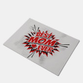 Beste Mama je Fußmatte (Schrägansicht)