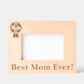 Beste Mama je! Geätzte Rahmen (Vorderseite)