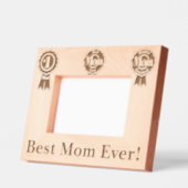Beste Mama je! Geätzte Rahmen (Links)