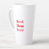 Beste Mama je, Geburtstagsgeschenk der Mutter Kera Milchtasse (Linke Ecke)