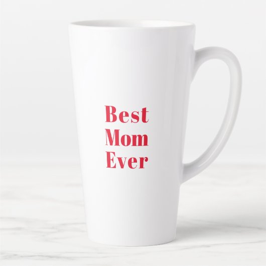 Beste Mama je, Geburtstagsgeschenk der Mutter Kera Milchtasse (Rechts)