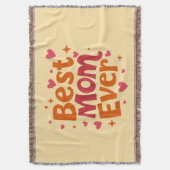 Beste Mama je - gemütlich, warm & voller Liebe! Decke (Vorderseite Vertikal)