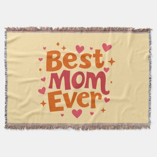 Beste Mama je - gemütlich, warm & voller Liebe! Decke (Vorderseite)