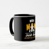 Beste Mama je gerade Gefragt ... Personalisieren d Tasse (Vorderseite Links)