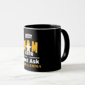 Beste Mama je gerade Gefragt ... Personalisieren d Tasse (VorderseiteRechts)
