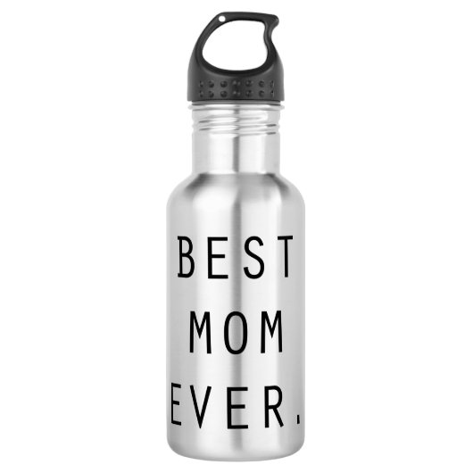 Beste Mama je Geschenk Edelstahlflasche (Vorderseite)