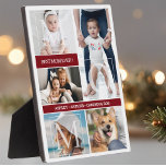 Beste Mama je Geschenk FotoCollage Fotoplatte<br><div class="desc">Erstellen Sie Ihre eigene Beste Mama je Geschenk Foto Collage Plakette! Personalisiert mit Ihrem eigenen Text. Sie können dieses Design durch Auswahl der Schaltfläche "Details bearbeiten" weiter anpassen.</div>