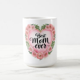 Beste Mama je - Geschenk für die Blumenmutter Kaffeetasse