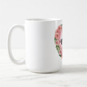Beste Mama je - Geschenk für die Blumenmutter Kaffeetasse (Links)