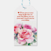 Beste Mama je Geschenkanhänger (Rückseite)