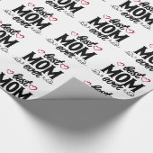 Beste Mama je Geschenkpapier (Ecke)