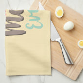 Beste Mama je Geschirrtuch (Viertel Falte)