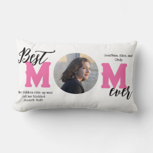 Beste Mama je gesegnet Mutter Foto Kissen