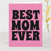 BESTE MAMA JE GIANT GREETING CARDS KARTE (Gelbe Blume)