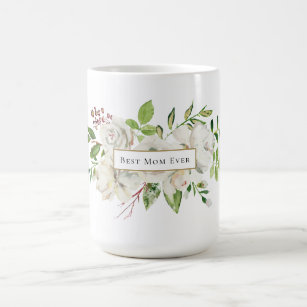 Beste Mama je Gilded Blooms Muttertagsgeschenk Kaffeetasse