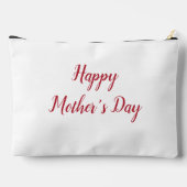 Beste Mama je Girly Niedlich Modern Happy Mothers  Zubehörtasche (Rückseite)