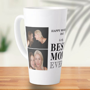 Beste Mama je glücklich Muttertag 2 FotoCollage Milchtasse