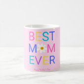 Beste Mama je glücklicher Muttertag Kaffeetasse (Mittel)