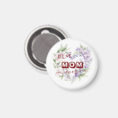 Beste Mama je - Glückliches Muttertagsmagnet Magnet (Vorderseite/Rückseite)