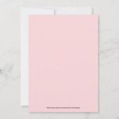 Beste Mama je Gold Blumenschrift Mama Save The Date (Rückseite)