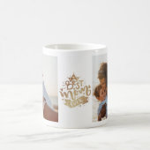Beste Mama je Gold Briefe Foto Collage Mommy Kaffeetasse (Mittel)