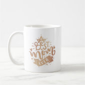 Beste Mama je Gold Letting Typografy Magic Tasse (Links)