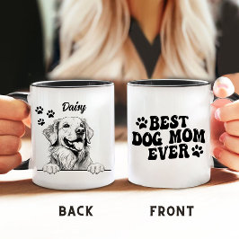 Beste Mama je Golden Retriever Personalisiert Tasse