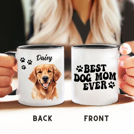 Beste Mama je Golden Retriever Personalisiert Tasse