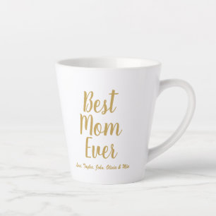 Beste Mama je goldenes benutzerdefiniertes Skript  Milchtasse