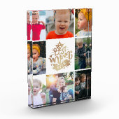 Beste Mama je Goldletterin Custom Collage Foto B (Links)