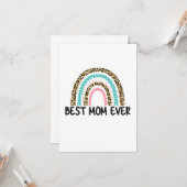 Beste Mama je Grußkarte Karte (Vorderseite/Rückseite Beispiel)