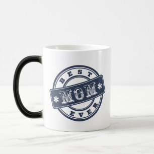 Beste Mama je Gummi Briefmarke Tasse für Mutterta