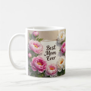 Beste Mama je"Handgemalte Pfennigfuchser und kursi Kaffeetasse