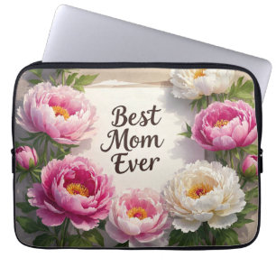 Beste Mama je"Handgemalte Pfennigfuchser und kursi Laptopschutzhülle