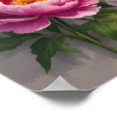 Beste Mama je"Handgemalte Pfennigfuchser und kursi Poster (Ecke)