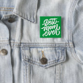Beste Mama je handgeschriebene Skripttypografie Gr Button (Beispiel)