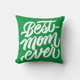 Beste Mama je handgeschriebene Skripttypografie Gr Kissen