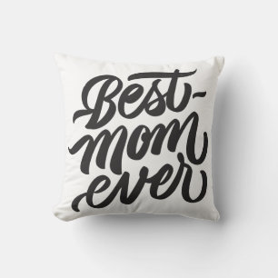Beste Mama je handgeschriebene Skripttypografie Kissen
