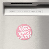 Beste Mama je handgeschriebene Skripttypografie Pi Magnet (In Situ (Geschirrspüler))