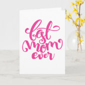 Beste Mama je | HAPPY MUTTER'S DAY Card Karte (Gelbe Blume)