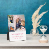 Beste Mama je Heftschrift Bearbeitbar 3 Foto Fotoplatte (Seite)