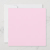 Beste Mama je hellrosa minimalistisch elegant Karte (Rückseite)