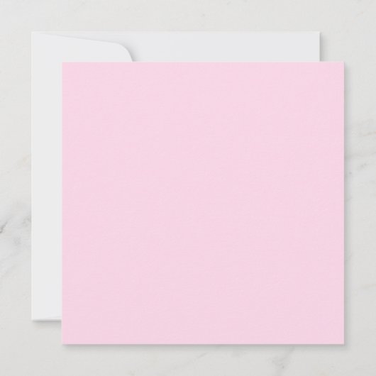 Beste Mama je hellrosa minimalistisch elegant Karte (Rückseite)