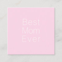 Beste Mama je hellrosa weiße minimalistisch niedli