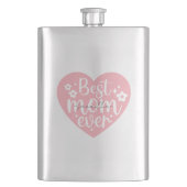 Beste Mama je - Herz Flachmann (Vorderseite)