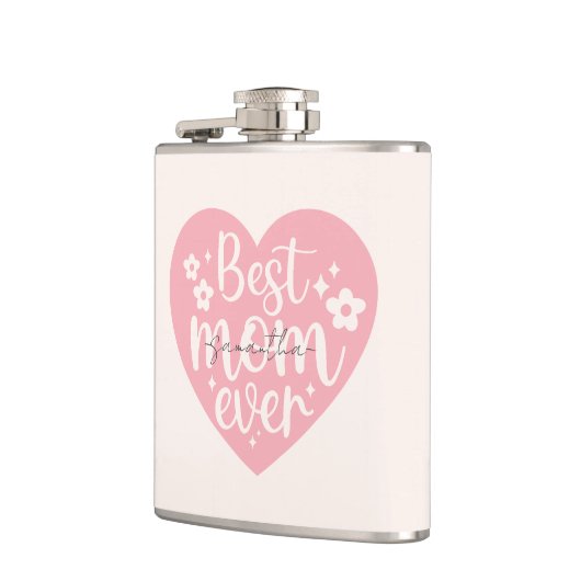 Beste Mama je Herz Flachmann (Links)