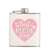 Beste Mama je Herz Flachmann (Vorderseite)