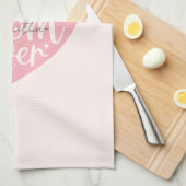 Beste Mama je - Herz Geschirrtuch (Viertel Falte)