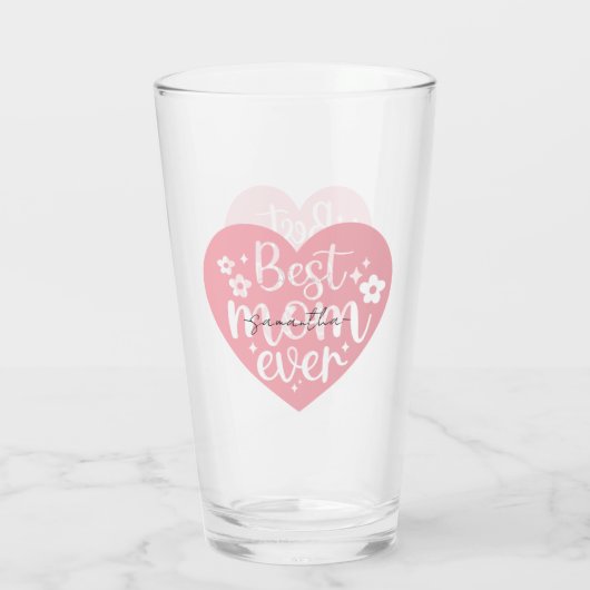 Beste Mama je Herz Glas (Rückseite)